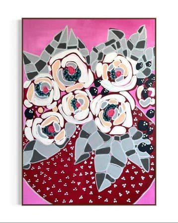 Maraé - Roses sur Velours Rose