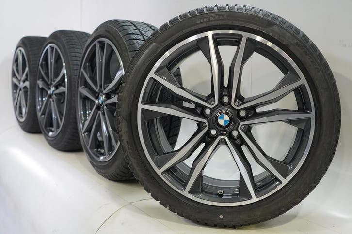 BMW X1 F48 X2 F39 715M 19 inch velgen Pirelli Runflat Winter, Auto-onderdelen, Banden en Velgen, Velg(en), Gebruikt, 19 inch, Winterbanden