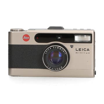 Leica Minilux Summarit 1:2 4/40mm - 1 jaar garantie, Ophalen of Verzenden, Zo goed als nieuw