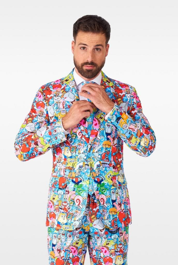 Spongebob Pak Frenzy Opposuits, Kleding | Heren, Carnavalskleding en Feestkleding, Nieuw, Ophalen of Verzenden