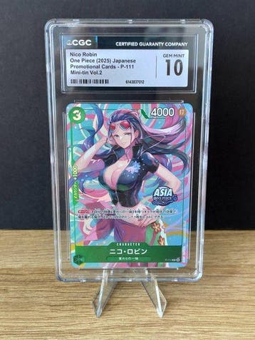 One Piece Mini Tin - Nico Robin Graded card - One Piece -, Nieuw