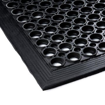 Ringmat 80 x 120 cm - Met rand, Tuin en Terras, Deurmatten, Verzenden, Nieuw