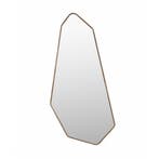 *WOONWINKEL* Dutchbone Basil Walnoot Spiegel Geometrisch, Huis en Inrichting, Woonaccessoires | Spiegels, Verzenden, Nieuw