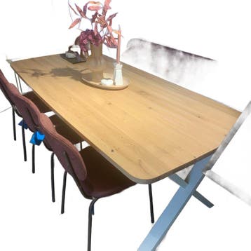 bert plantagie Eettafel Madera - Ongebruikt, 100 tot 150 cm, Eikenhout, Ophalen of Verzenden, Zo goed als nieuw