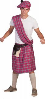 Schotse Highlander pak man pink, Ophalen of Verzenden, Nieuw