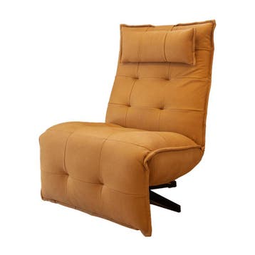Relaxstoel Luc in leder van Chill - Line nu met 25% KORTING, Minder dan 75 cm, Nieuw, Ophalen of Verzenden, Leer