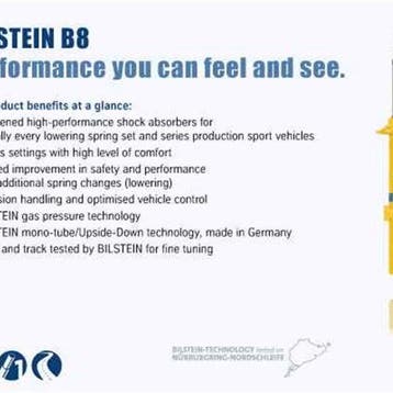 Bilstein B8 Performance Plus 11-16 Ford Fiesta SE L4 1.6L, Ophalen of Verzenden, Nieuw