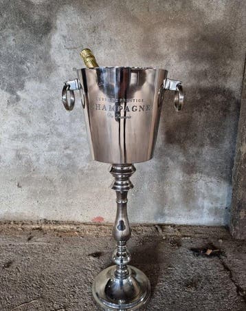 Champagne koeler - Aluminium, Antiek en Kunst
