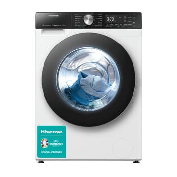 Hisense WF5S1045BW - Wasmachine - 10.5 kg - 1400 tpm -, Ophalen of Verzenden, Nieuw, Voorlader, 85 tot 90 cm