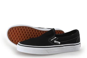 Vans Instappers Jongens in maat 35 Zwart, Kinderen en Baby's, Jongen of Meisje, Schoenen, Zo goed als nieuw, Vans