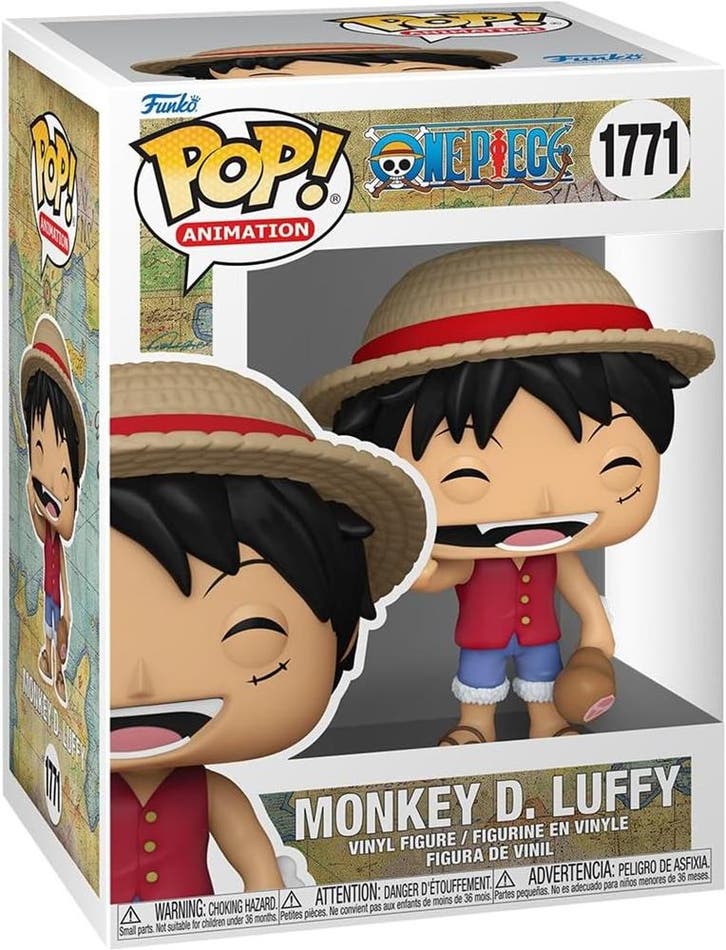 Funko Pop! - One Piece Monkey D. Luffy wih Meat #1771 |, Verzamelen, Poppetjes en Figuurtjes, Nieuw, Verzenden