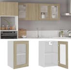 vidaXL Bovenkast Lyon 40x31x60 cm bewerkt hout sonoma, Verzenden, Nieuw, Bruin