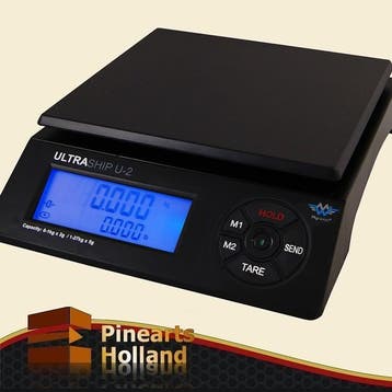MyWeigh Ultra U2 Breed Inzetbare Tafelweegschaal met USB, 1 tot 500 gram, Nieuw, Ophalen of Verzenden, Digitaal