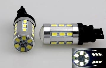 2x 3157-24smd Cool-wit -Remlicht, Verzenden, Nieuw