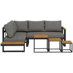 Buitenzitgroep 5-delige Loungeset Tuinmeubelset, 148 Cm X 61, Tuin en Terras, Verzenden, Nieuw