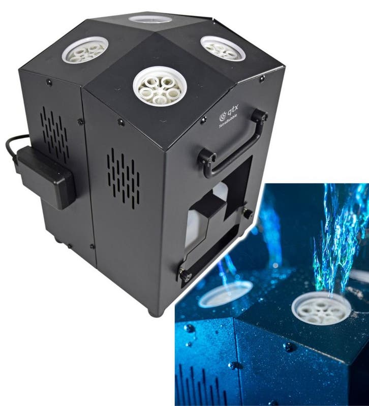 QTX Tetra Bubble Hoge Output 4 Wiels Bubbel Machine, Muziek en Instrumenten, Dj-sets en Draaitafels, Nieuw, Overige merken, Verzenden