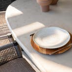 Hampton dining tuintafel ovaal mortex beige 240x105xH75 cm, Ophalen of Verzenden, Nieuw