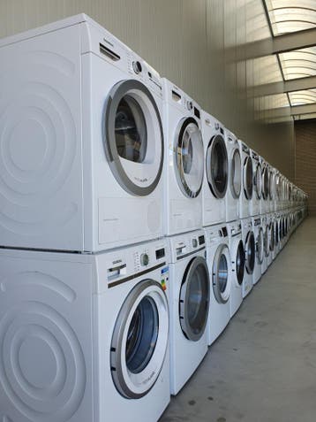 Wasmachine Bosch-Siemens Gratis Bezorgd 6 Maanden Garantie, Energieklasse A of zuiniger, Minder dan 85 cm, Verzenden, Zo goed als nieuw