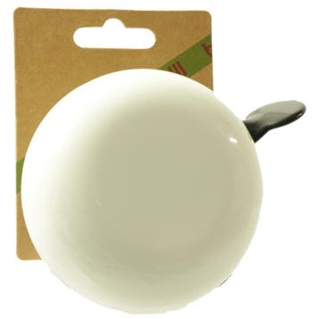 Belll Fietsbel Ding Dong 80 mm wit, Verzenden, Nieuw