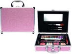 CASUELLE Make-up Koffer - Glanzend -ROZE - 47 stuks, Ophalen of Verzenden, Nieuw
