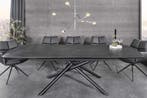 Uitschuifbare eettafel MIKADO 180-230cm grafiet keramiek, Huis en Inrichting, Tafels | Eettafels, Ophalen of Verzenden, Nieuw