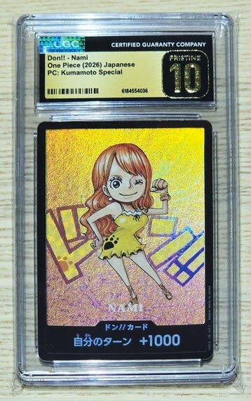 Bandai - 1 Graded card - One Piece - Nami Foil, Limited, Nieuw