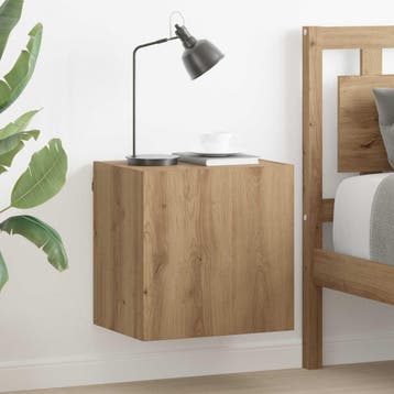 vidaXL TV Wandkast 40,5x30x40cm Artisan Eiken Bewerkt hout, Huis en Inrichting, Minder dan 50 cm, Verzenden, Nieuw, Minder dan 100 cm