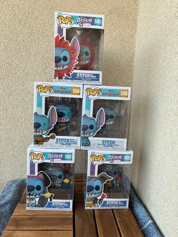 Funko - Funko Pop - Disney Stitch Collection lot 5