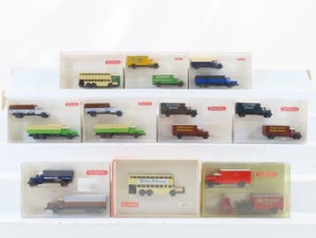 Wiking N - Modeltreinvoertuigen (10) - 18 verschillende, Hobby en Vrije tijd, Modeltreinen | N-Spoor, Nieuw