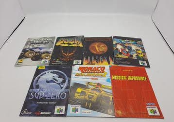 Mario64.nl: Handleidingen voor Nintendo 64 Spellen Set iDEAL, Ophalen of Verzenden, Gebruikt