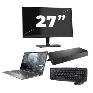 HP ZBook Firefly 14 G8 -   i7-11e 16GB  - 256GB  - GPU + 1x, Qwerty, Verzenden, Refurbished, 14 inch