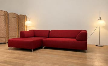 NIEUW GESTOFFEERD Leolux Faya Lobi Hoekbank + GARANTIE, 250 tot 300 cm, Design Bank Bankstel Zetel Hoekbank Leolux, Hoekbank, Nieuw