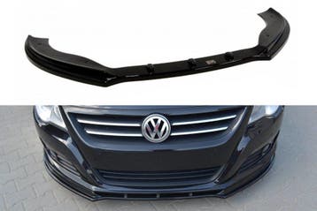 Voorspoiler VW Passat CC Glans Zwart, Auto-onderdelen, Ophalen of Verzenden, Nieuw