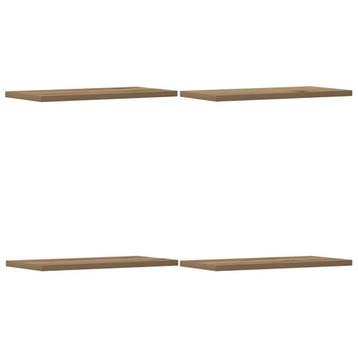 Zwevende Planken 4-delig Eiken | Tweedekansje | OP=OP, Huis en Inrichting, Ophalen of Verzenden, Zo goed als nieuw