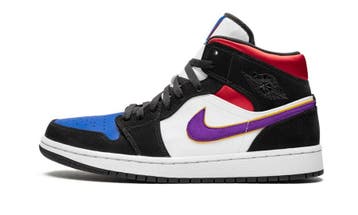 Jordan 1 Mid Lakers Top 3, Nieuw
