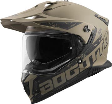 Bogotto FG-601 Duo Bruin Fiberglas Enduro Helm, XXL, Nieuw met kaartje, Overige merken, Heren
