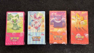 Pokémon - 4 Booster box - Pokémon Chinese GEM Pack Vol.1, Nieuw