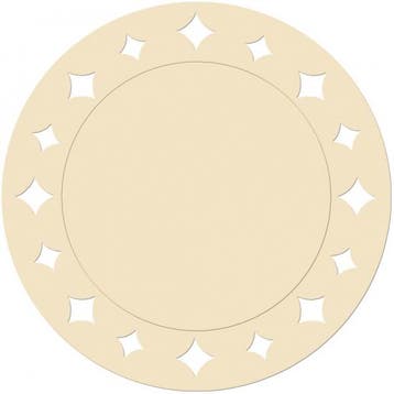 Creme wegwerp placemats 33 cm - Placemats, Ophalen of Verzenden, Nieuw