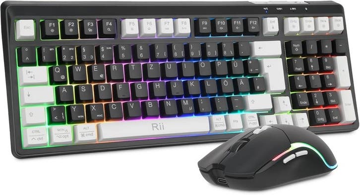 Bluetooth Toetsenbord Muis | QWERTZ 3 Apparaten | Laatste..., Computers en Software, Muizen, Nieuw, Ophalen of Verzenden
