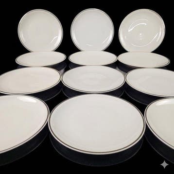 Art Deco - 1920/30 - Jaeger & Co. Bavaria - Ontbijtbord (12)