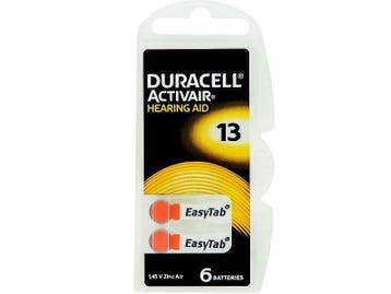 Duracell PR48 DA13 Knoopcel voor Hoortoestellen - 6 Stuks, Ophalen of Verzenden, Nieuw