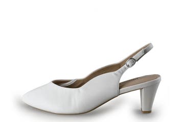 Caprice Slingbacks in maat 40½ Wit, Kleding | Dames, Verzenden, Wit, Zo goed als nieuw, Caprice