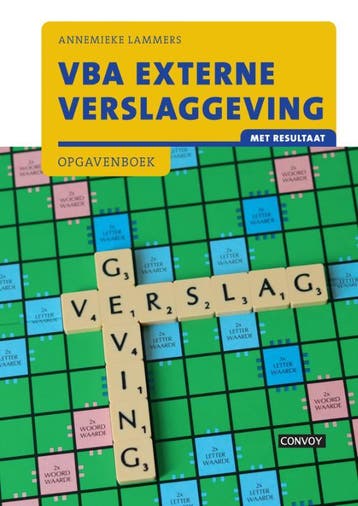 VBA Externe verslaggeving met resultaat - A. Lammers, Verzenden, Zo goed als nieuw, A. Lammers