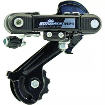 Sunrace Achterderailleur 6/7-speed - lange kooi - staal -..., Fietsen en Brommers, Ophalen of Verzenden, Nieuw, Derailleur of Ketting