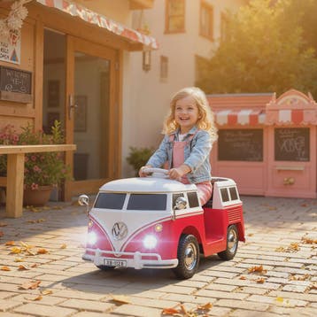 Officieel Gelicenseerde Volkswagen T1 Elektrische Kinderauto, Verzenden, Nieuw
