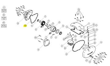 Royal Enfield GASKET, MAGNETO COVER - 575609A Interceptor..., Verzenden, Nieuw