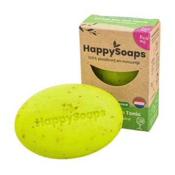 HappySoaps Scrub Bar Gin Tonic - 81gr, Ophalen of Verzenden, Nieuw, Overige typen