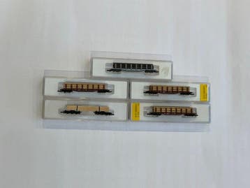 Märklin Z - 8619, 8226, 86551 - Modeltrein goederenwagon (5), Nieuw