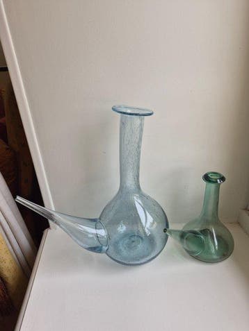 Karaf (2) - Glas - Carafe Porron
