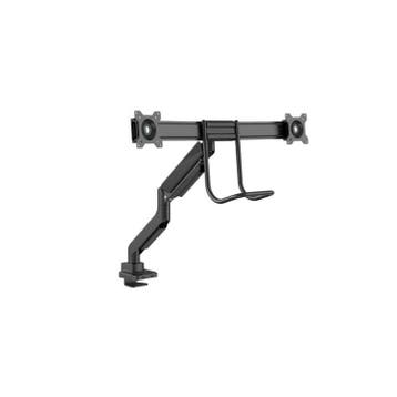 Filex, Swing, dubbel monitorarm crossbar, zwart, Verzenden, Nieuw
